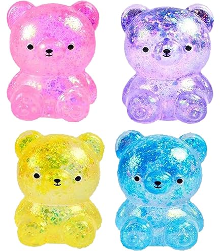 Amazon | グミベア|グリッタークマスクイーズおもちゃ| Squishy